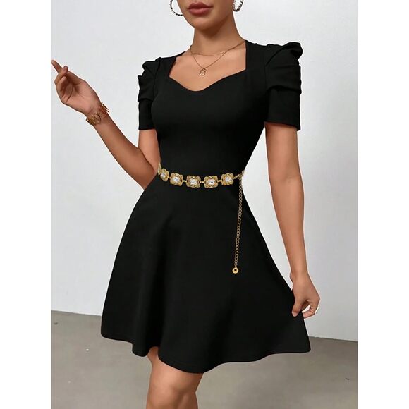 1384 Western Belt For Women Metal Concho Chain Belts Cowgirl Belt Country - Picture 3 of 7